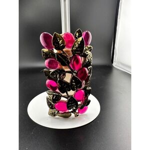 Purple Gold Berries Flowers Bath and Body Works Wallflowers Plug In RETIRED